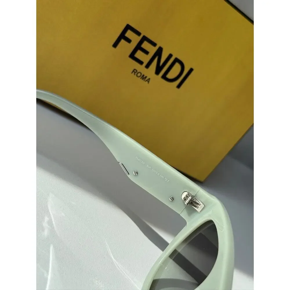NEW Fendi FE40150I Way Green Flat Top Sunglasses - Picture 10 of 10